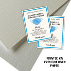 Immune Compromised Person Inside Door Sign 6pk 8.5x11” Mask Please Wear Home Healthcare Hospice Immunocompromised Individual