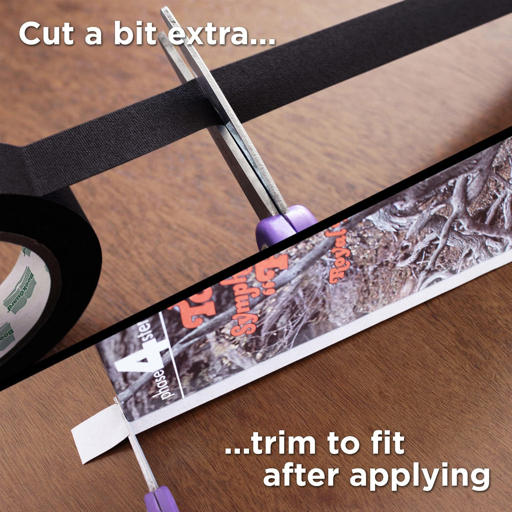 BookGuard premium bookbinding repair cloth tape, 1 inch wide, 30-yard roll, durable packing tape for restoring and securing books.