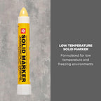 Sakura Solidified Paint Low Temp Marker, Non-Toxic, Yellow, 12 Count