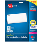 Avery Easy Peel Printable Address Labels and Return Address Labels (750 + 2000 Count) 750 labels Labels + 2000 Labels