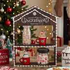 Christmas Gingerbread House Hot Cocoa Bar Wooden Storage Box