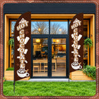 2 Pcs 11.2 FT Hot Chocolate Feather Flag Hot Chocolate Swooper Flag Only