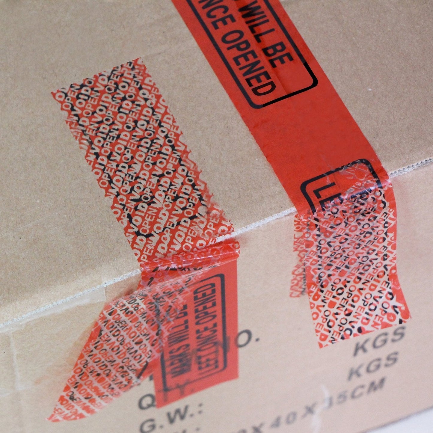 Solitary Walker Tamper Proof Security Seal Tape Complete Transfer 2 Inch x 55 Yards Resistant Ultra Thick Safety Stickers Labels Seals Prevent Opened Void Tape Red