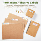 Avery® EcoFriendly Recycled Return Address Labels, 1/2" x 1-3/4", White, Permanent Label Adhesive, 8,000 Printable Labels (48467) 8,000 labels 1/2" x 1-3/4"