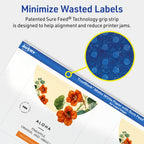 Avery® TrueBlock® Matte White Square Labels, Sure Feed® Technology, 2.75" x 2.75", 300 Matte White Labels, Print-to-The-Edge, Laser/Inkjet Printable, Great for Packaging and Product Merchandising 300 labels