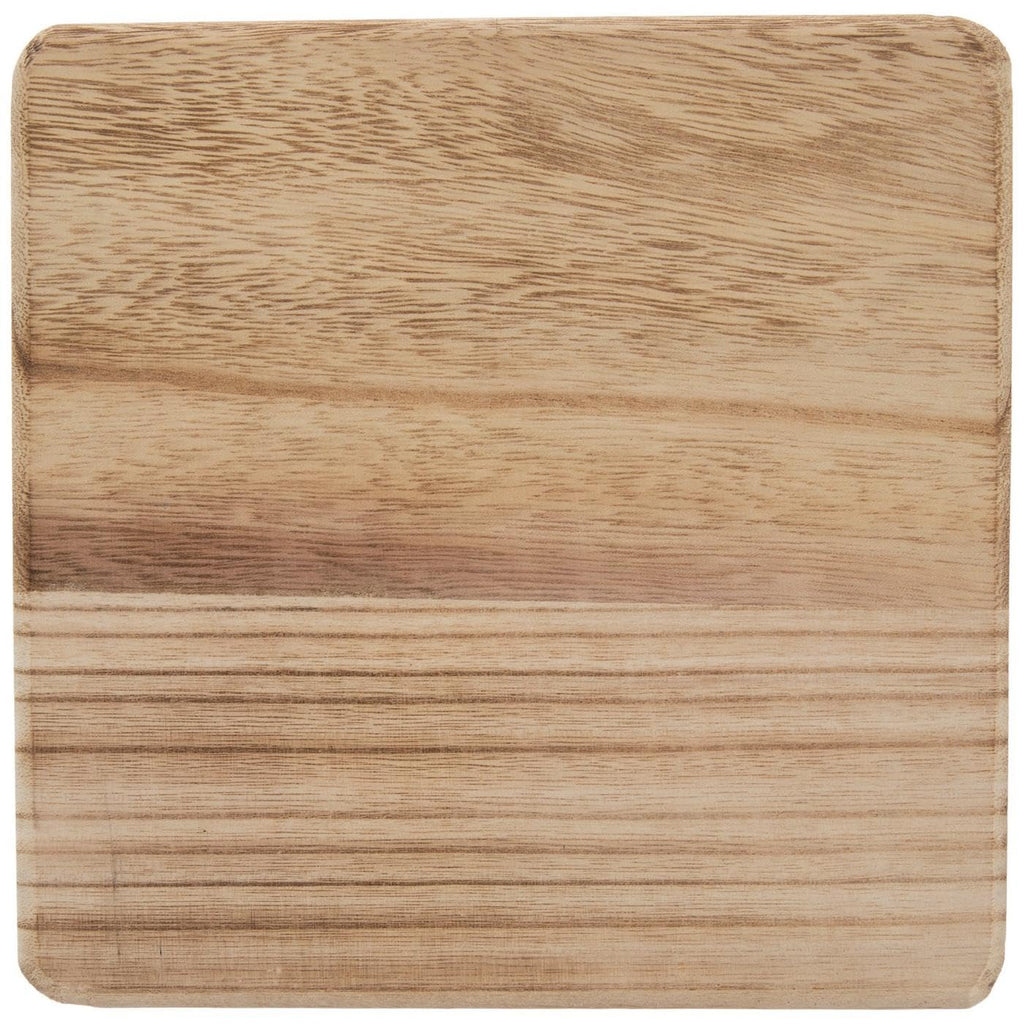 Hobby Lobby Wood Display Riser with Black Feet, Square Platform, Natural Grain Finish, Fall Christmas Accent for Display on Table Countertop Mantel Entryway Wedding Party Centerpiece (Large - 8.13")