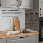 Kitchen Measurement Stickers Measuring Decals Cup Labels Vinyl Wall Cabinet