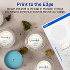 Avery Printable Round Labels with Sure Feed, 2.5" Diameter, Glossy White, 450 Customizable Labels (22830) 450 labels 2.5"