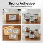4" X 3.33" Matte White Printable Shipping Labels 3-1/3" X 4" 250 Sheets