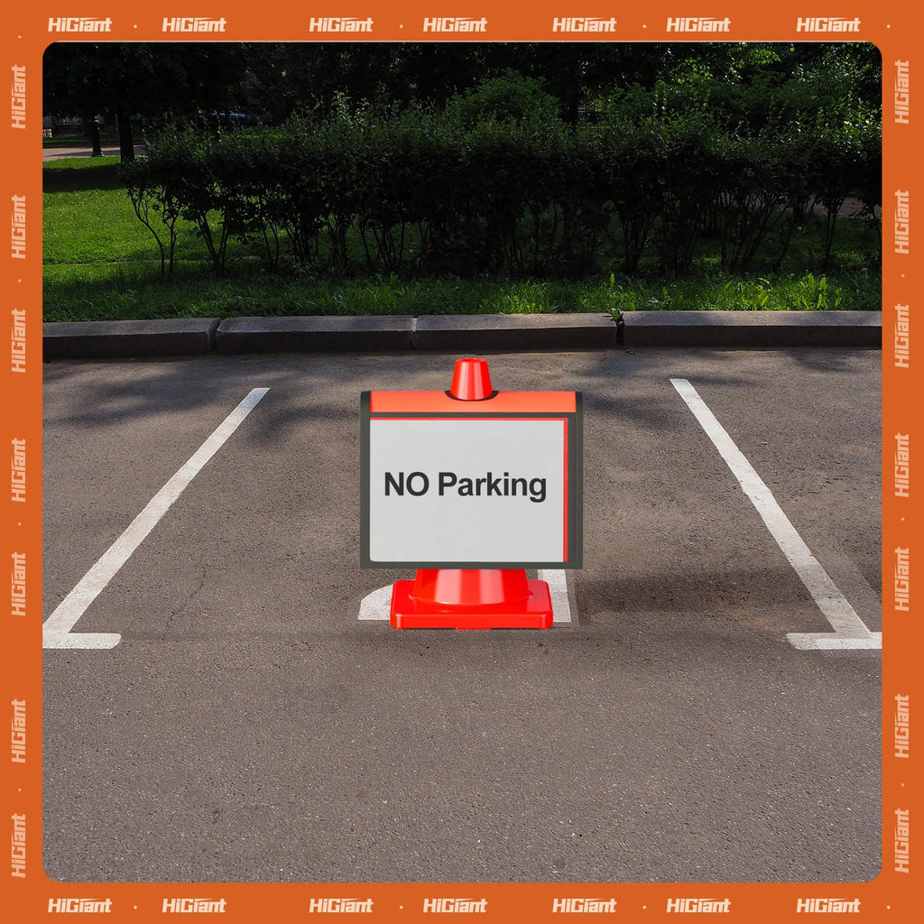 HiGiant 6 Pack Traffic Cone Sleeves, No Parking