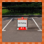 HiGiant 6 Pack Traffic Cone Sleeves, No Parking