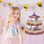 1PCS Purple Princess Party Cake Stand