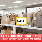 Sale Signs for Retail Stores - 100pcs, 4.5" x 6.5" 4.5" x 6.5" Variety