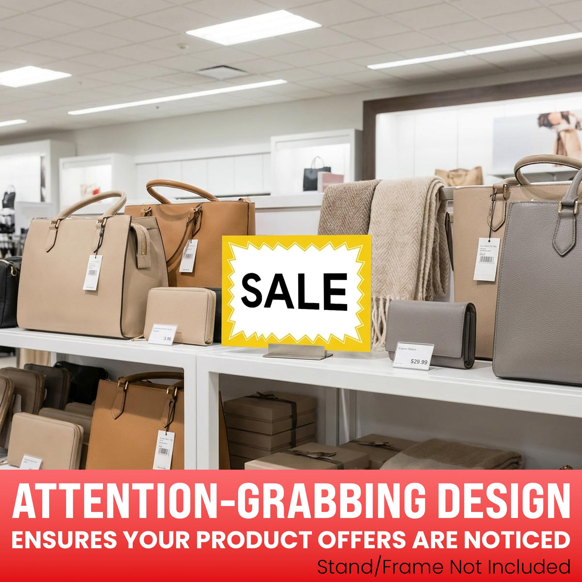 Sale Signs for Retail Stores - 100pcs, 4.5" x 6.5" 4.5" x 6.5" Variety