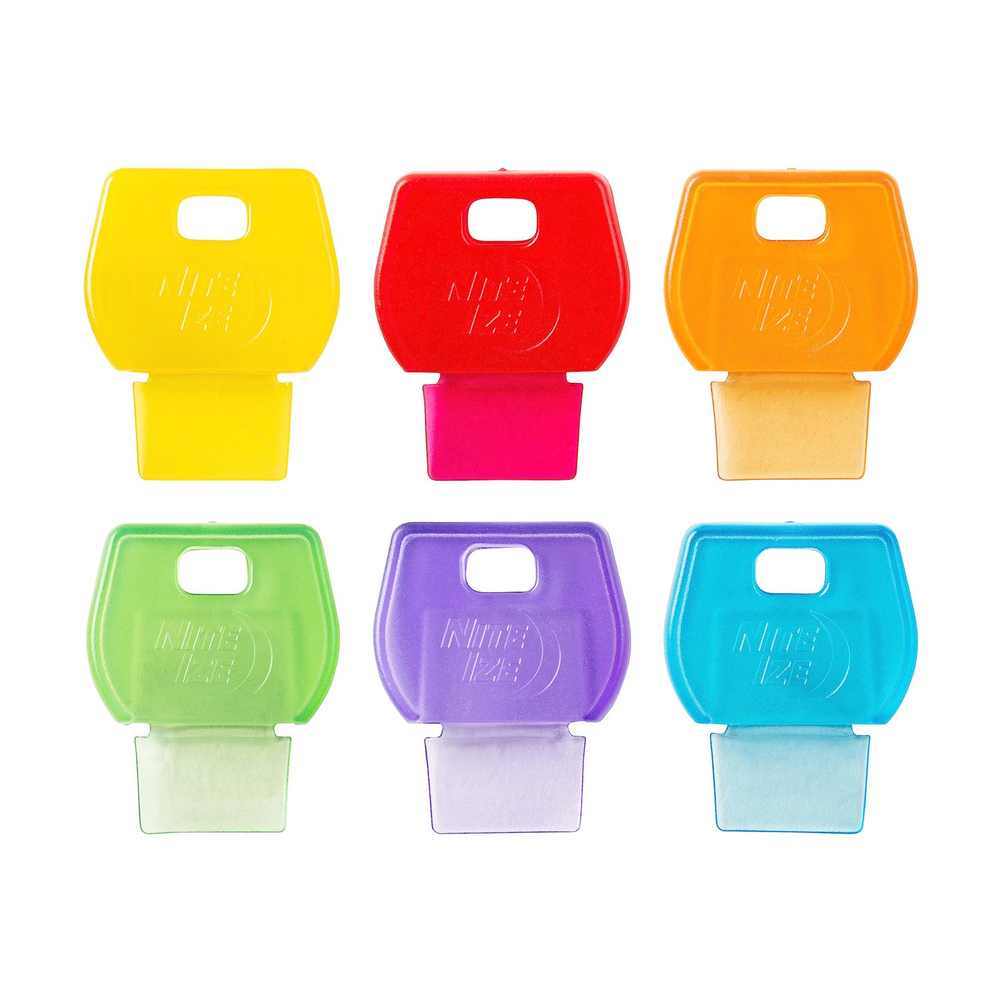 Nite Ize IdentiKey Covers, Color Coded ID Key Labels, Key Identifier Caps, Assorted 6 Pack LABEL
