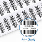 Methdic Address Labels 1" x 2-5/8" 3000 Labels Sticker Paper for Laser/Ink Jet Printer Mailing Labels 8.5"×11" White 30 per Sheet Rectangular 1" x 2-5/8" 100 Sheets
