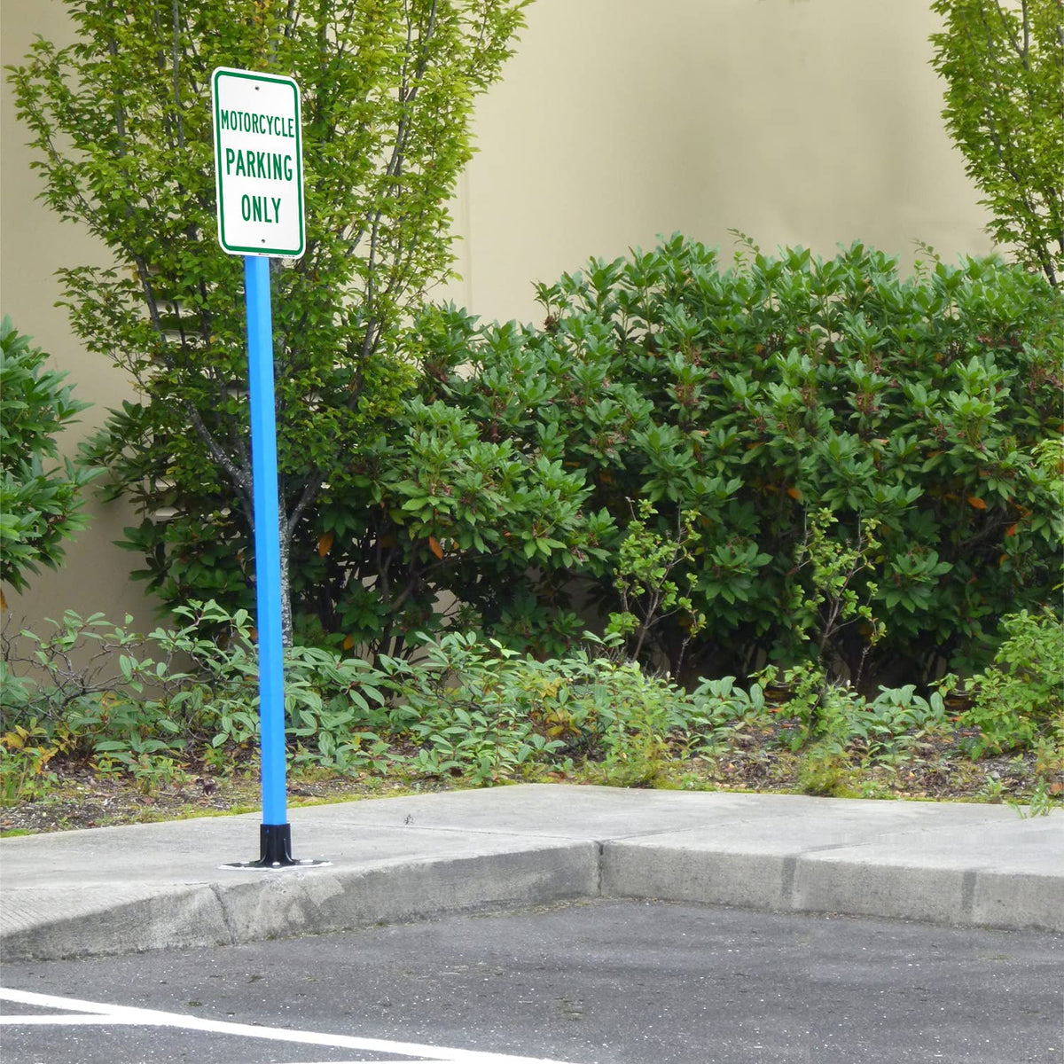 SmartSign "Motorcycle Parking Only" Sign | 12" x 18" 3M Engineer Grade Reflective Aluminum 12" x 18" EG Reflective Aluminum
