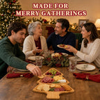 Bamboo Christmas Tree Charcuterie Board, 16.5 x 11.8 in