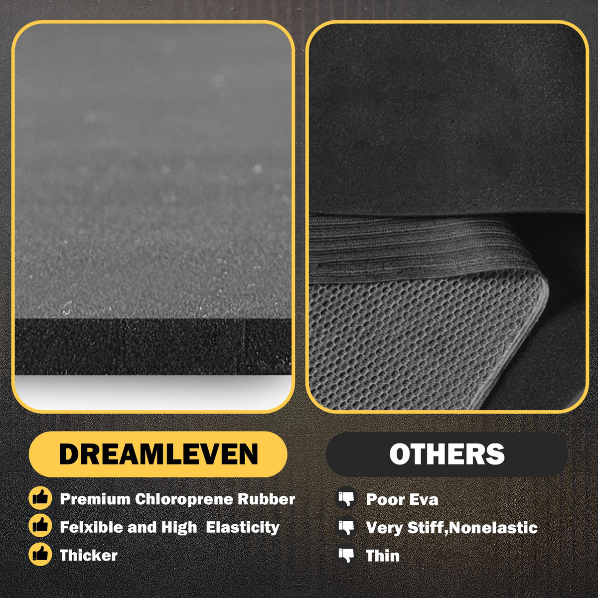 Aquarium Leveling Fish Tank Mat for Under Tank 15x29.5 inch | 6mm Thick Neoprene Padding with Self-Adhesive Backing Shockproof Waterproof Cut to Fit for 5/10/15/20 Gallon Tank