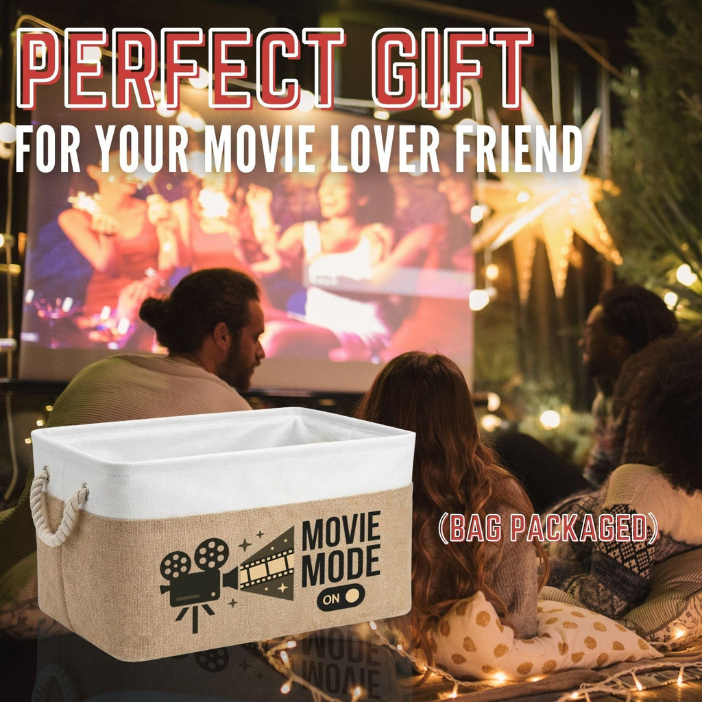 INNObeta Movie Lover Storage Basket Film Treat Bin Watch Party Home Movie Storage