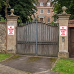 2 Pcs 10 x 14 Inch No Parking Between Signs