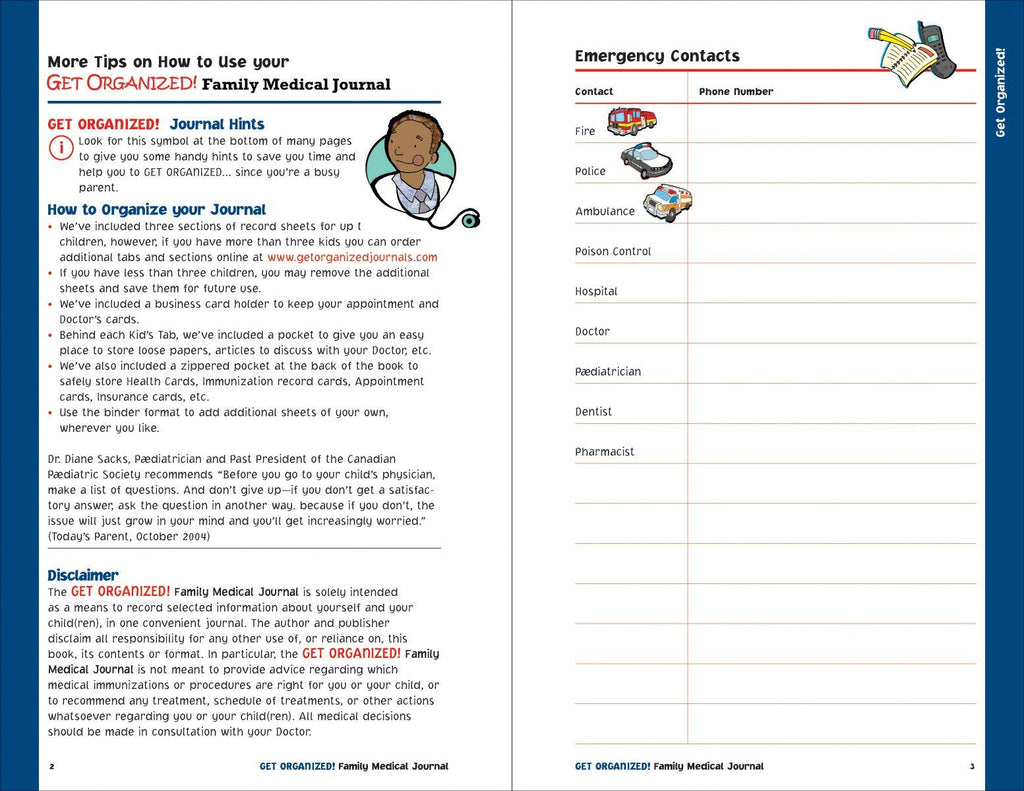 Your Family Health Organizer: Record Parents' and Kids' Medical Information All in One Place