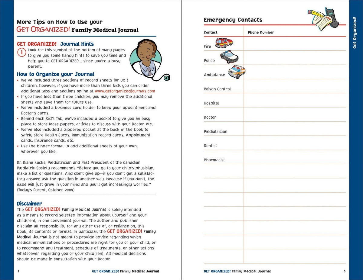 Your Family Health Organizer: Record Parents' and Kids' Medical Information All in One Place