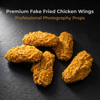 6 Pack Fake Fried Chicken Wings Simulation Artificial Food
