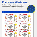 Avery® Matte White Rectangle Labels, 2" x 3", 400 Total 400 labels
