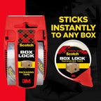 Scotch Box Lock Packing Tape, 1.88 in x 22.2 yd, 6 Rolls