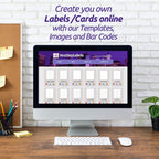 NextDayLabels 4" x 3-1/3" Rectangle - 6 Per Sheet - 300 Labels 4" x 3-1/3" - 6 Per Page 50 Sheets