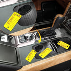 Gersoniel 500 Pcs Key Tags with Labels Rings Car Dealership,Yellow Yellow