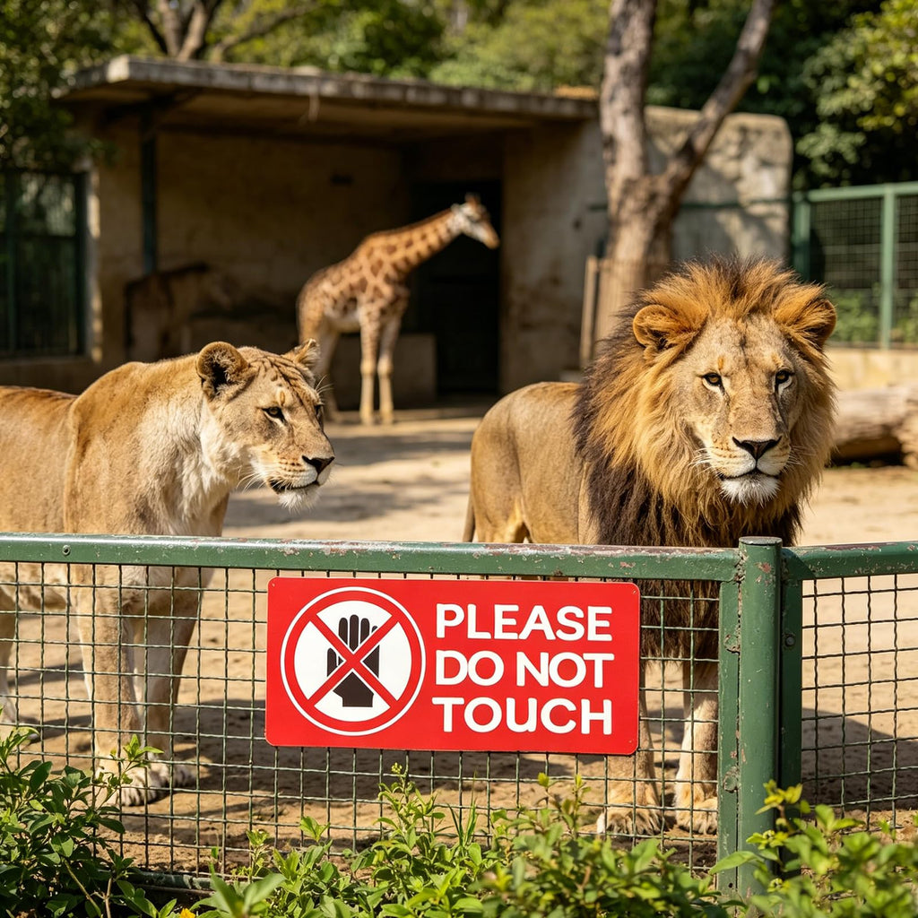 Please Do Not Touch Warning Stickers Tape, 200 Pcs Please Don't Touch Sign, 3" x 6" Safety Label Sticker, Removable Waterproof Self-adhesive Vinyl Decal for Display Items, Personal Items, Business, Facilities