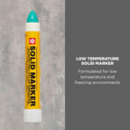 SAKURA Solid Paint Markers with Twist Up Tip - Low Temperature Permanent Marker Pens - Window, Wood, & Glass Marker - Green Paint - 3 Pack 1 Count (Pack of 3)