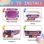 24 Pcs Disposable Paper Snack Trays for Kpop Theme Party Decor