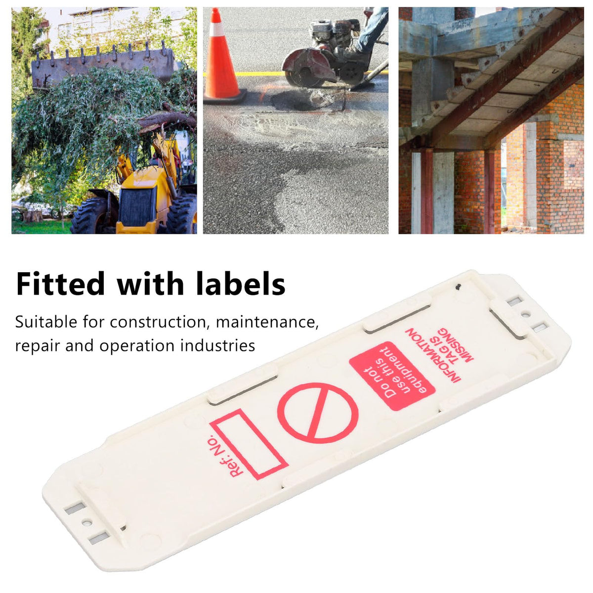Scaffold Safety Inspection Tag Do Not Use Tag 10Pcs Scaffold Status Holder for Construction Maintenance