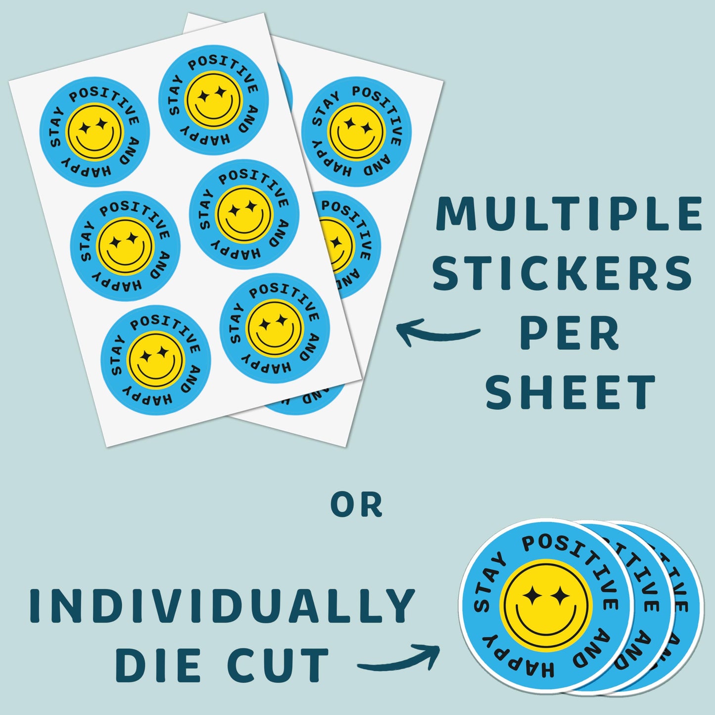 Custom Stickers - Personalized Waterproof Vinyl Stickers for Business Logo - Design Your Own Custom Labels - Made in The USA