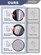 Secopad Round Non Slip Bathtub Stickers with Scraper, 36PCS, Clear 36
