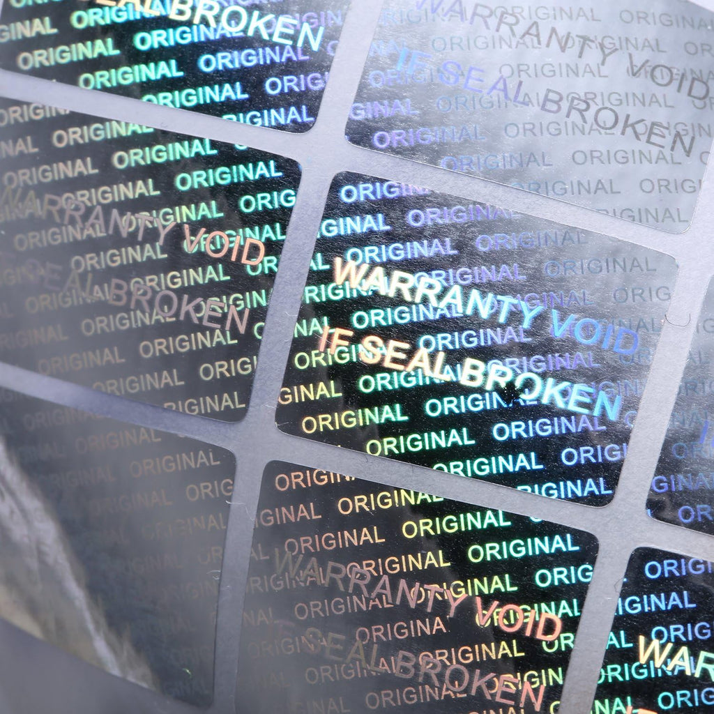 Laser Hologram Tamper Proof Security Warranty Void Sticker Label Seal 15 * 20mm,Silver, Leave"Void"if Removed 500pcs