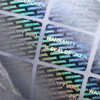 Laser Hologram Tamper Proof Security Warranty Void Sticker Label Seal 15 * 20mm,Silver, Leave"Void"if Removed 500pcs