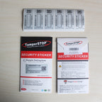 100pcs 1" x 2.4" Custom Printable Tamper Evident Security Asset Tags