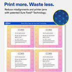 Avery® Matte White Rectangle Labels, 3" x 3.75", 300 Total 300 labels