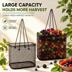 2 Pack Fall Berry Picking Basket Garden Harvest Basket