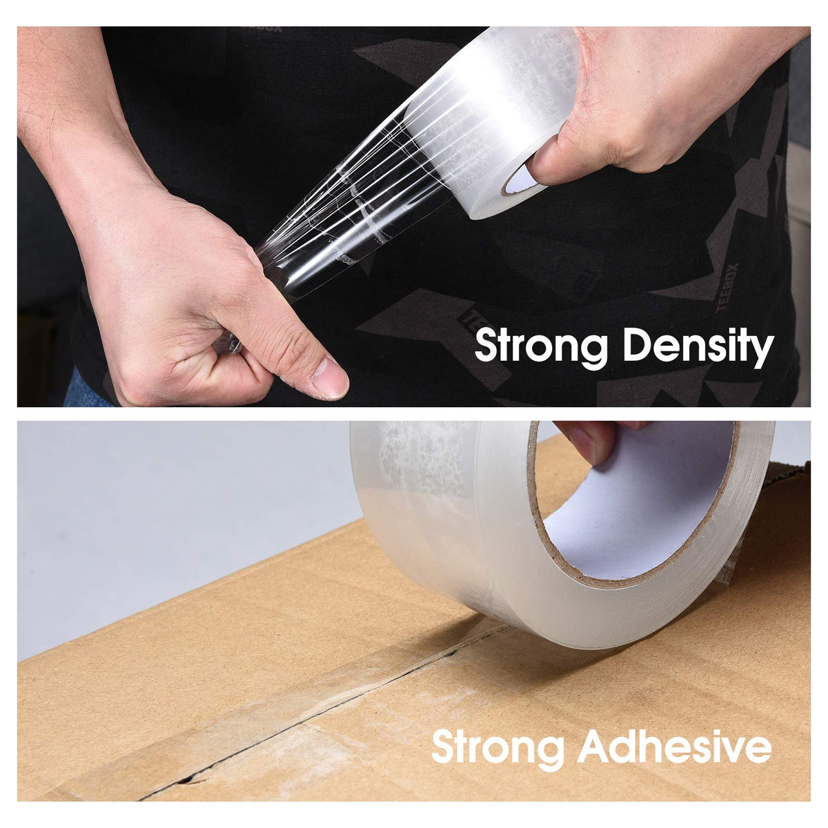 Pacific Mailer Clear Packing Tape, 2 Inch Wide, 2.0mil Thickness, 110 Yard Per Roll [Pack of 36 Rolls] 36-Pack, 110Yd, 2inch