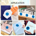 2 inch Round Color-Code Dot Sticker Label, 4 Roll 2000PCS Blue Sticker 4 Rolls-2000PCS