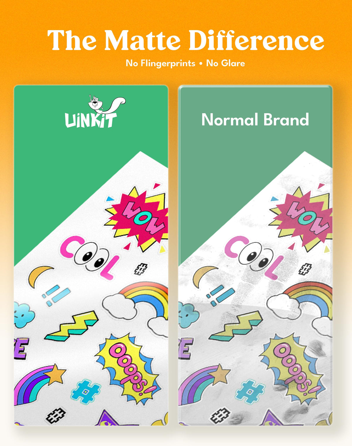 Uinkit Matte Printable Vinyl Sticker Paper 8.5"x11" 60 Sheets Matte_Pro