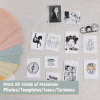 Memoking T02 White Thermal Paper and T02 Protective Case