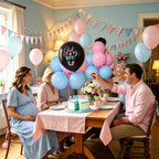 4 Sets Gender Reveal Balloons Stand Kit for Table Pink Blue