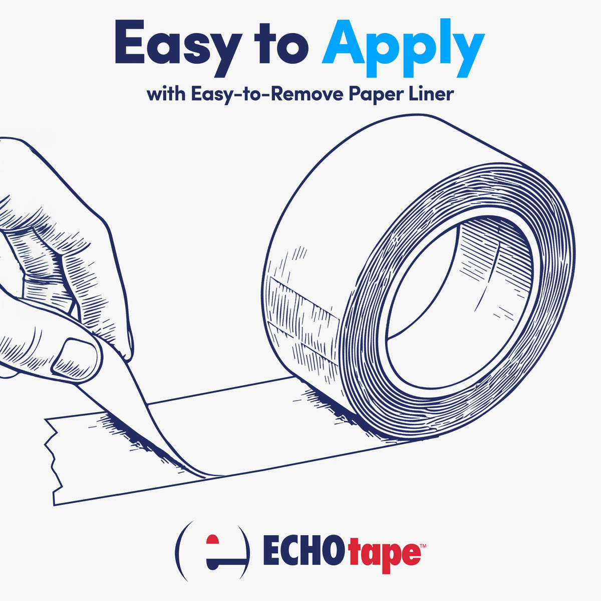 ECHOtape FS-G7739 | All Weather Lamtec EHP VR-R Plus Facing Tape | Metal Building Insulation Tape | White Seam and Repair Tape | Cold Weather Acrylic Adhesive | Contractor Tape | 2.83 in x 50 yds 2.83 in x 50 yds / 72mm x 45.72m