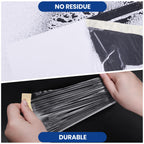 ADHES Pretaped Masking Film with Dispenser, 550mm x 33m (22in x 108ft), Paint Protection Plastic Drop Cloth for Painting, Automotive, Furniture and Floor Covering 22in x 108ft 1